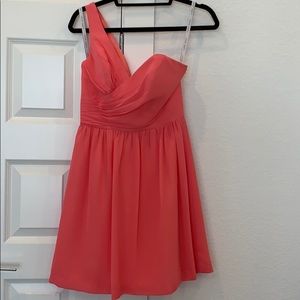 Alfred Angelo Coral Bridesmaid Dress